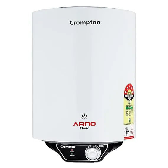 Crompton Arno Neo 25-L 5 Star Rated Storage Water Heater (Geyser) with Advanced 3 Level Safety National Energy Conservation Award Winner 2023