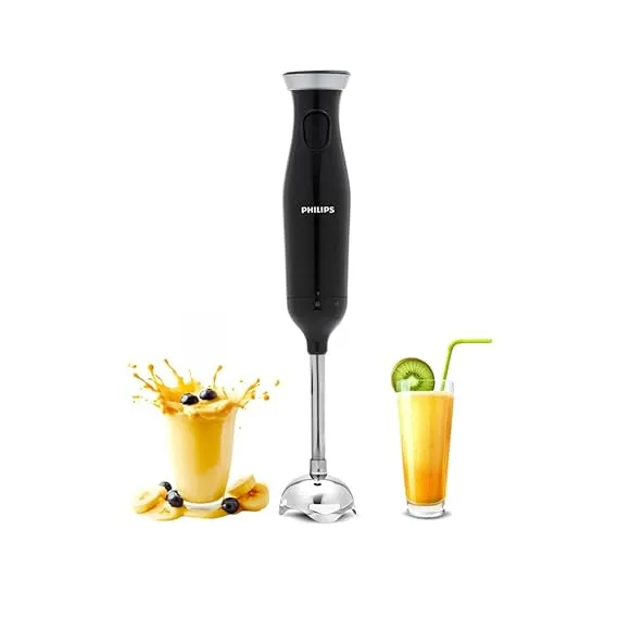 PHILIPS HL1681 Hand Blender |Powerful 300W Motor with Rust free steel arm |Easy single trigger operation |Specially designed blades |Ergonomically designed |Wall bracket for storage, 2year warranty