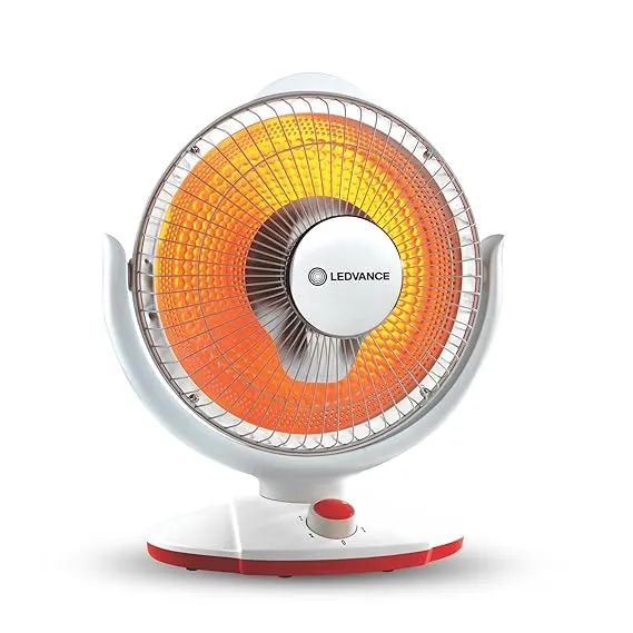 Ledvance Sun Heater for Room | Sun Heater 800W | ISI Approved | 2 Heat Setting | Cool Touch Handle | Tip Over Switch for Protection | Instant Heating | Angle Adjustment | 1 Year Warranty
