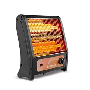 Ledvance Room Heater for Bedroom | 800 Watts Heater | 2 Heat Settings-400W/800 Watts | Noiseless Operation | Low Power Consumption & Light Weight | Room Heater For Winter | 2-Yr Warranty - AGNI QUARTZ